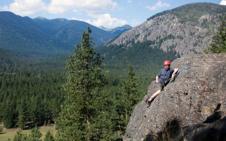 rock climbing class for teens